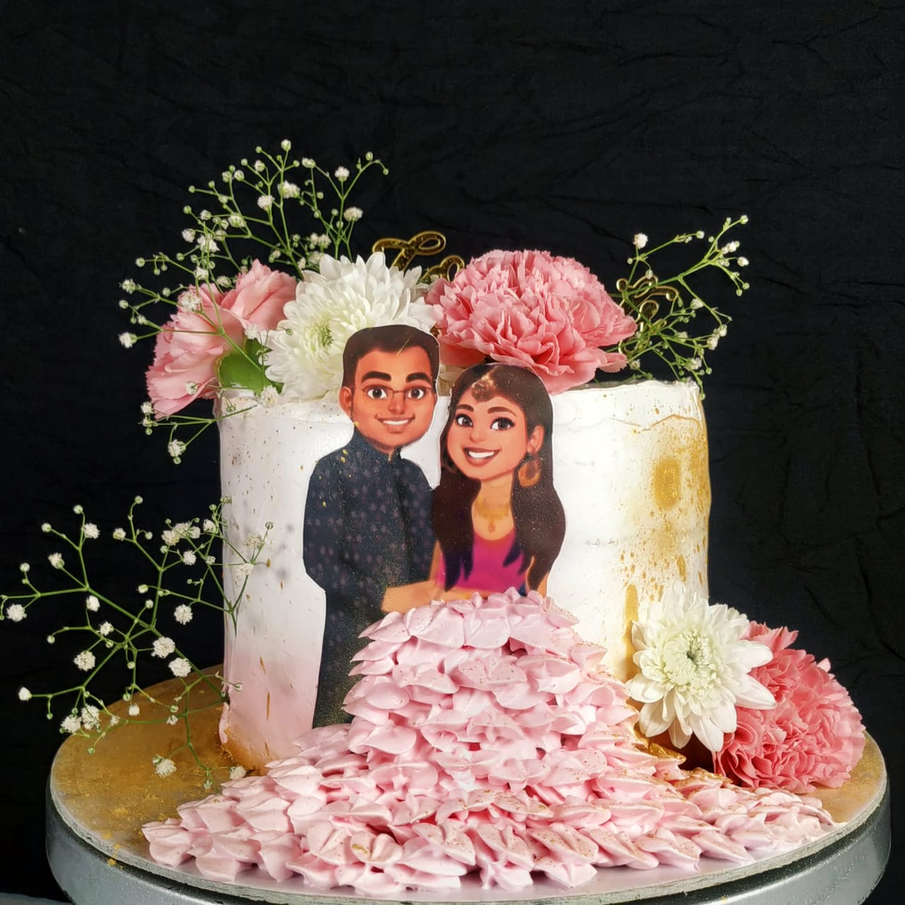 my wedding cakes: single tier and beautifully-unstacked – glorified hobby